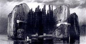 Arnold_Böcklin_-_Die_Toteninsel_-_Version_4_sw