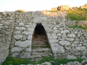 entrance, royal palace at ugarit