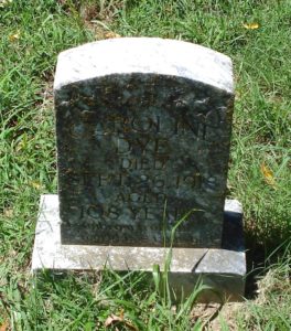 caroline dye death